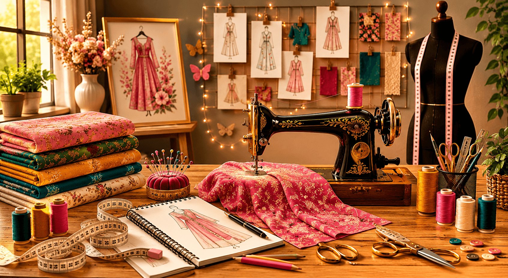 Sewing class at Sara Royal Boutique